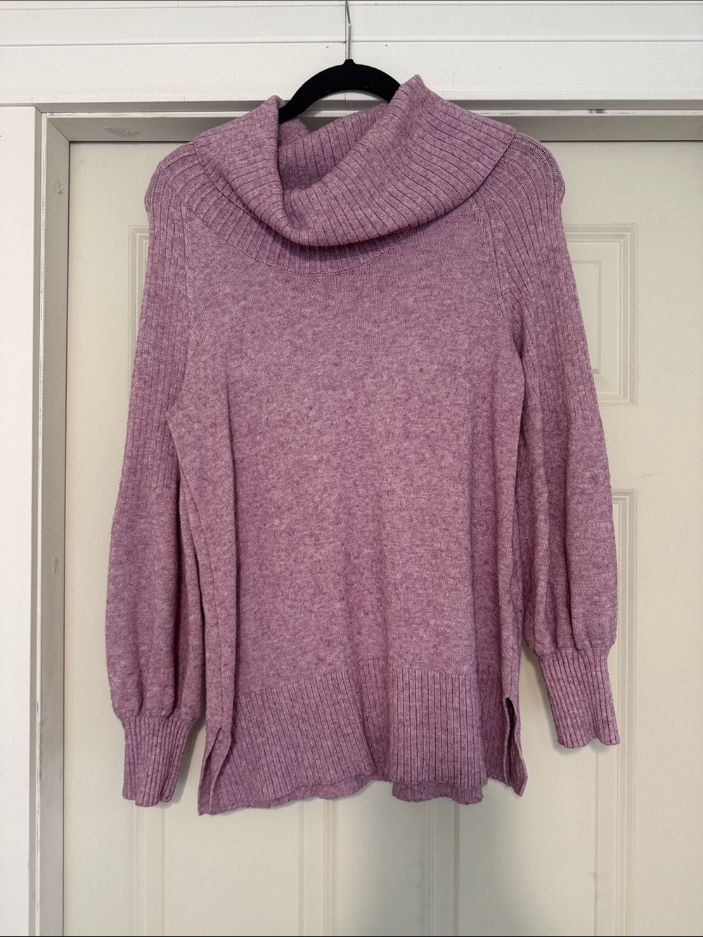 Anthropologie Dusty Lavender Cowlneck Pullover